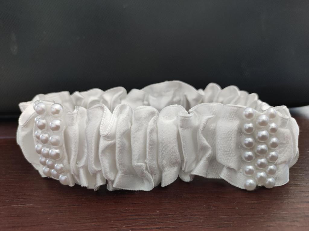 fascia bianca perle